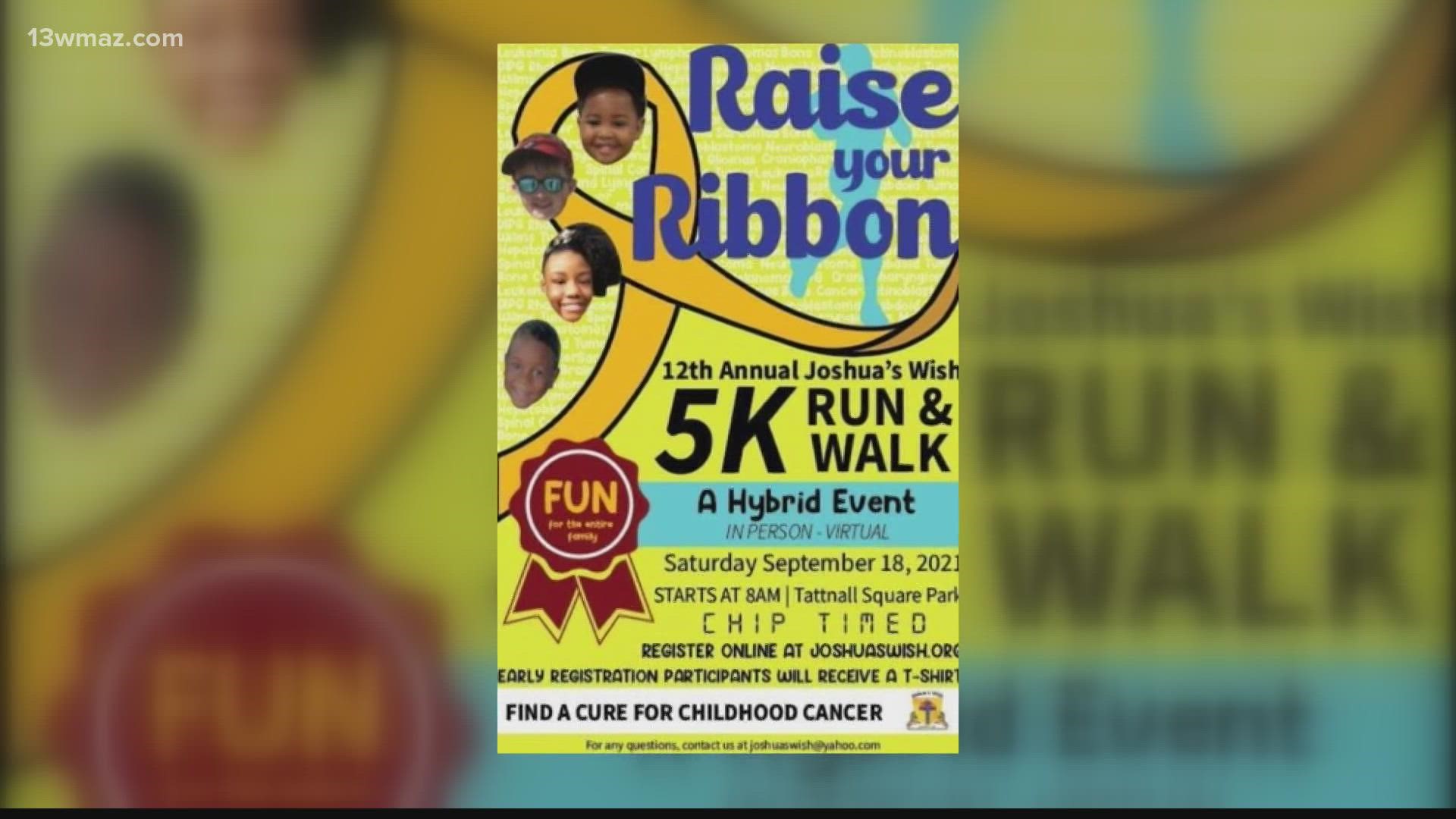 You're encouraged to come out and enjoy a day of fun while raising money to support pediatric cancer research