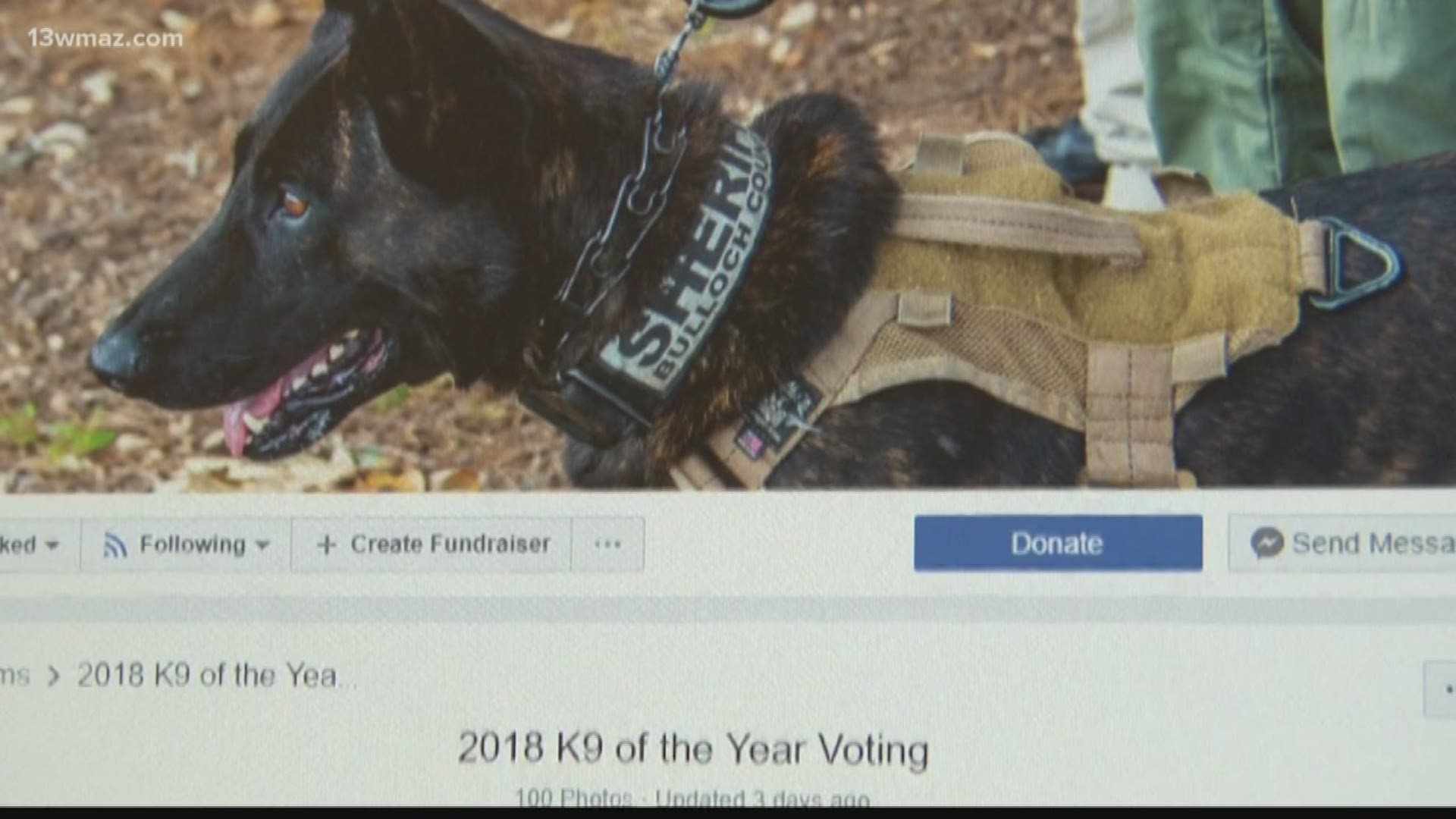 Milledgeville police K9 in competition