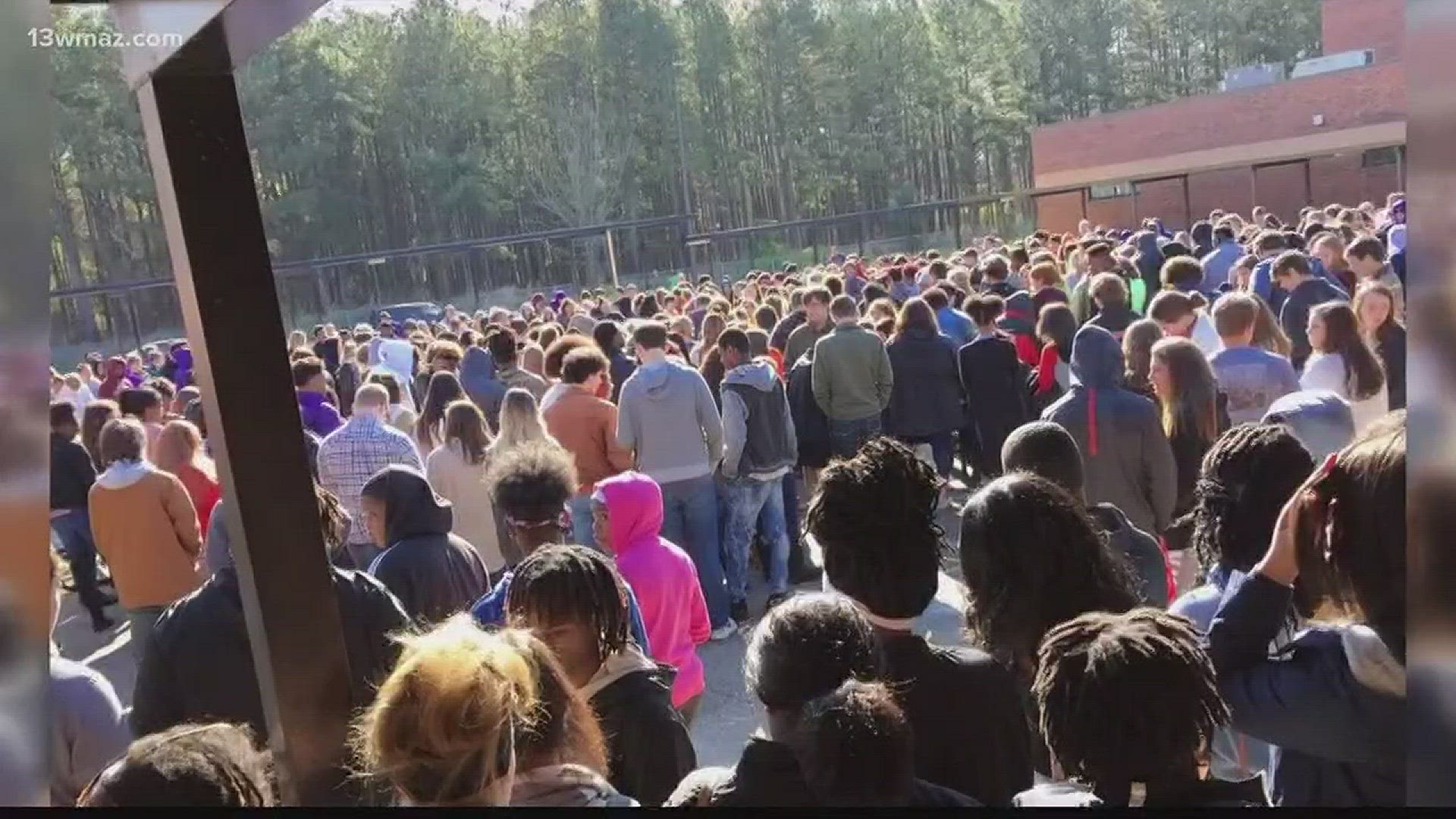 Jones County High School students participate in walkout protest