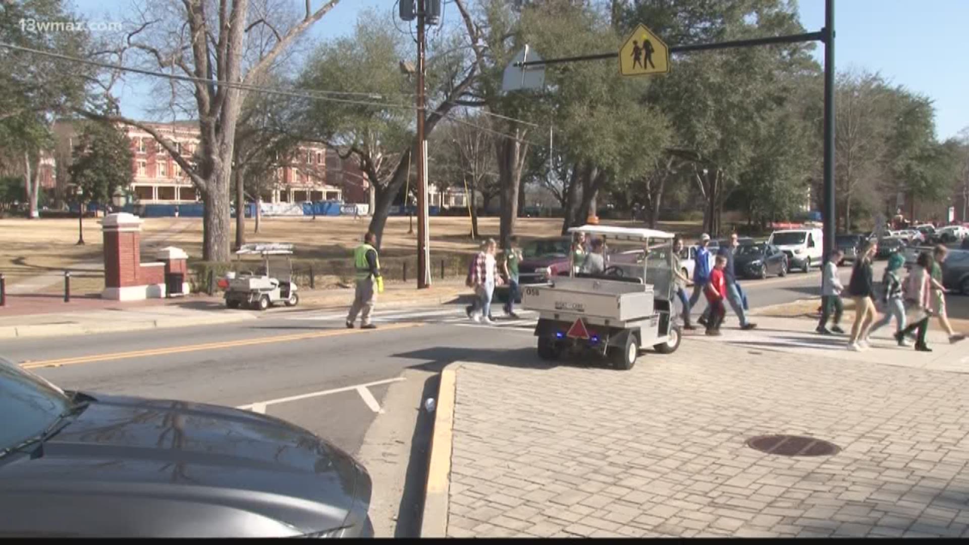 Pedestrian safety a concern around GCSU campus