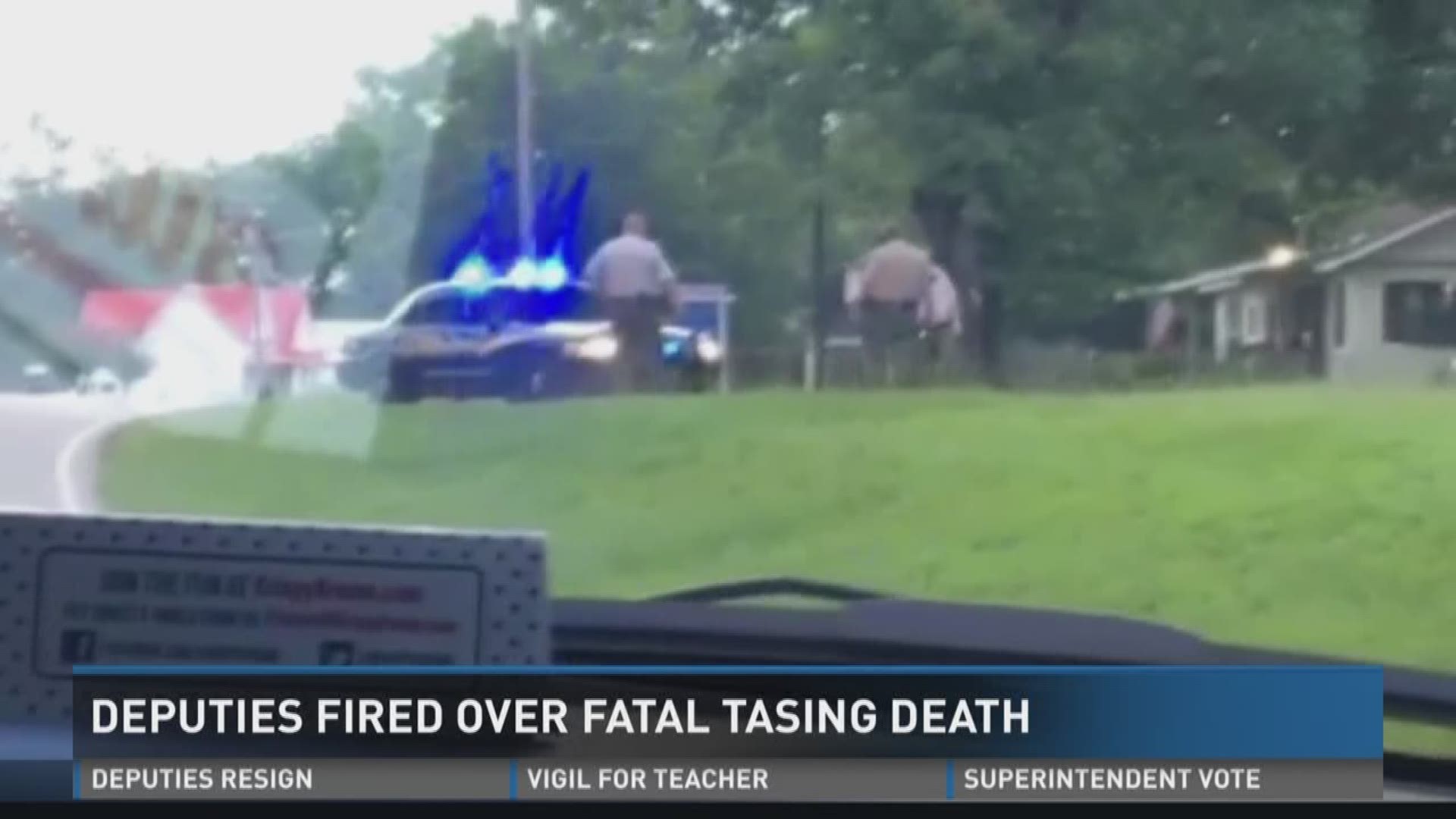 Deputies fired over fatal Tasing death