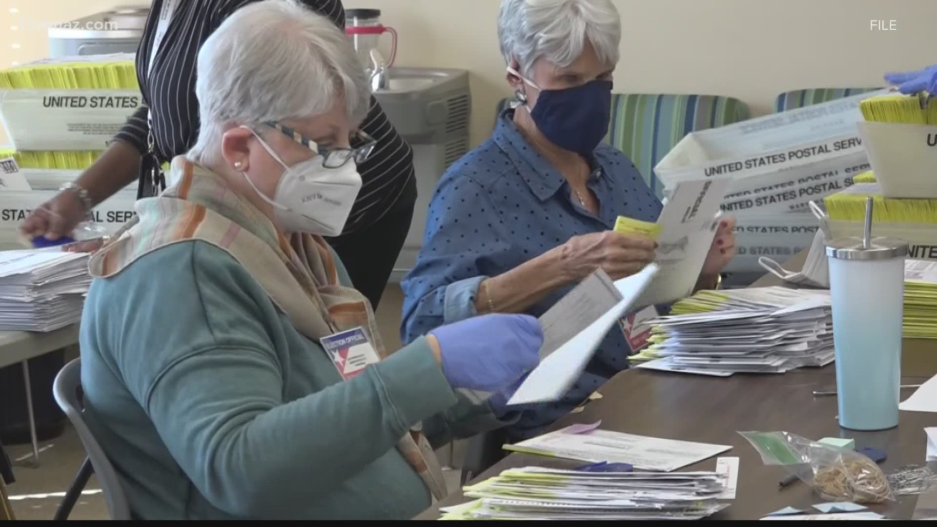 Some of these absentee ballots in the state are having to go through the adjudication and rejected ballots are still remaining to be "cured."