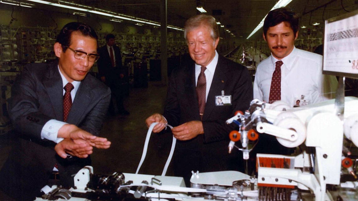 President Jimmy Carter helped bring YKK to Macon, Georgia - Vimarsana News