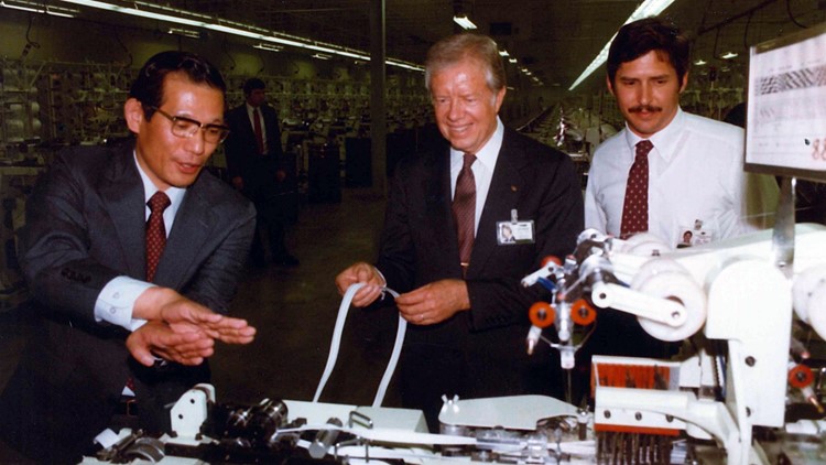 How President Jimmy Carter's push for Macon zipper manufacturer plant turned into a lifelong friendship