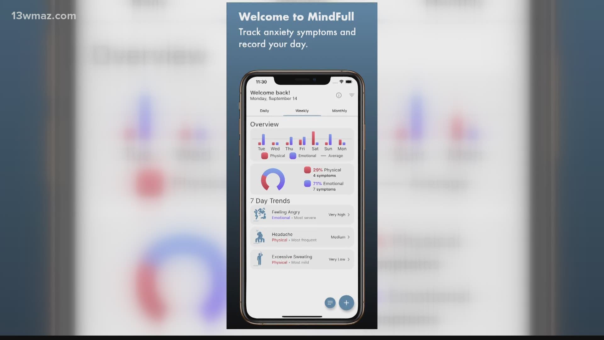 Going through the coronavirus pandemic has really taken a mental toll on some people and that is just one of the reasons why a Mercer student designed an app.