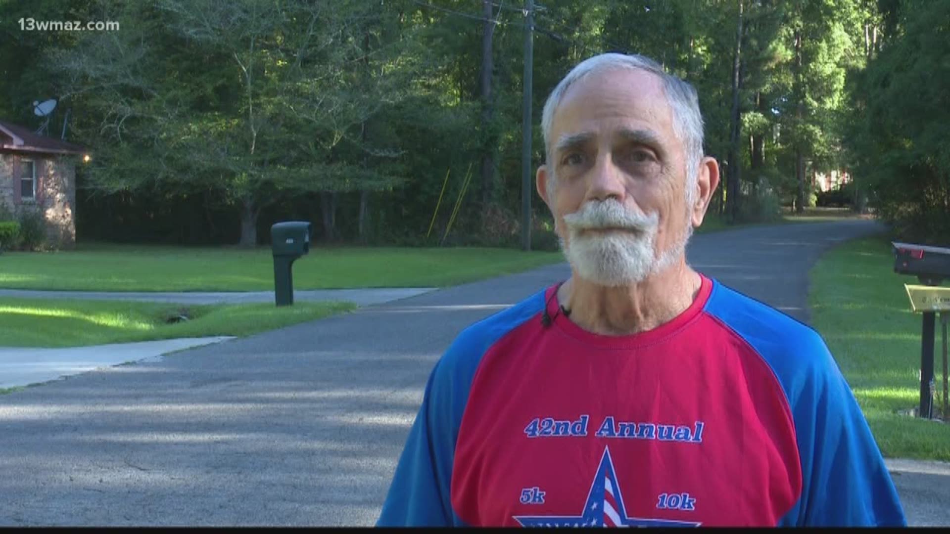 Runner Felton Watson has competed in every single  Labor Day Road Race -- all 43 of them. Over the 78 years of his life, he has logged more than 70,000 miles and has appeared in newspapers while jogging around the country.