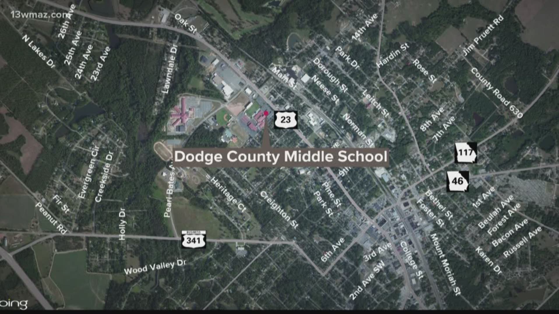The assault allegedly involved two juvenile students