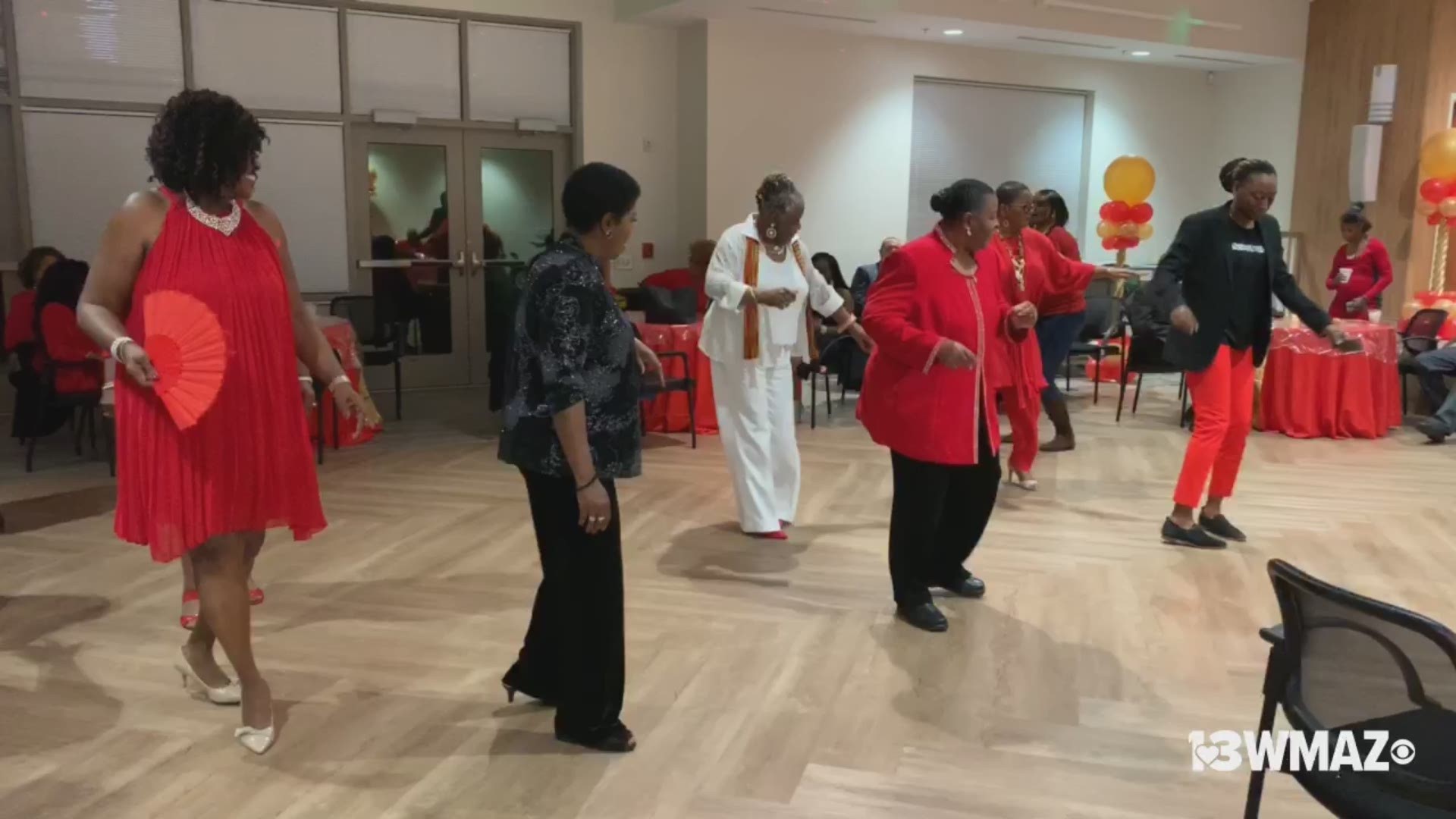 Wednesday night, seniors from all around the community came out to enjoy the Valentine's Ball at the Elaine Lucas Senior Center.