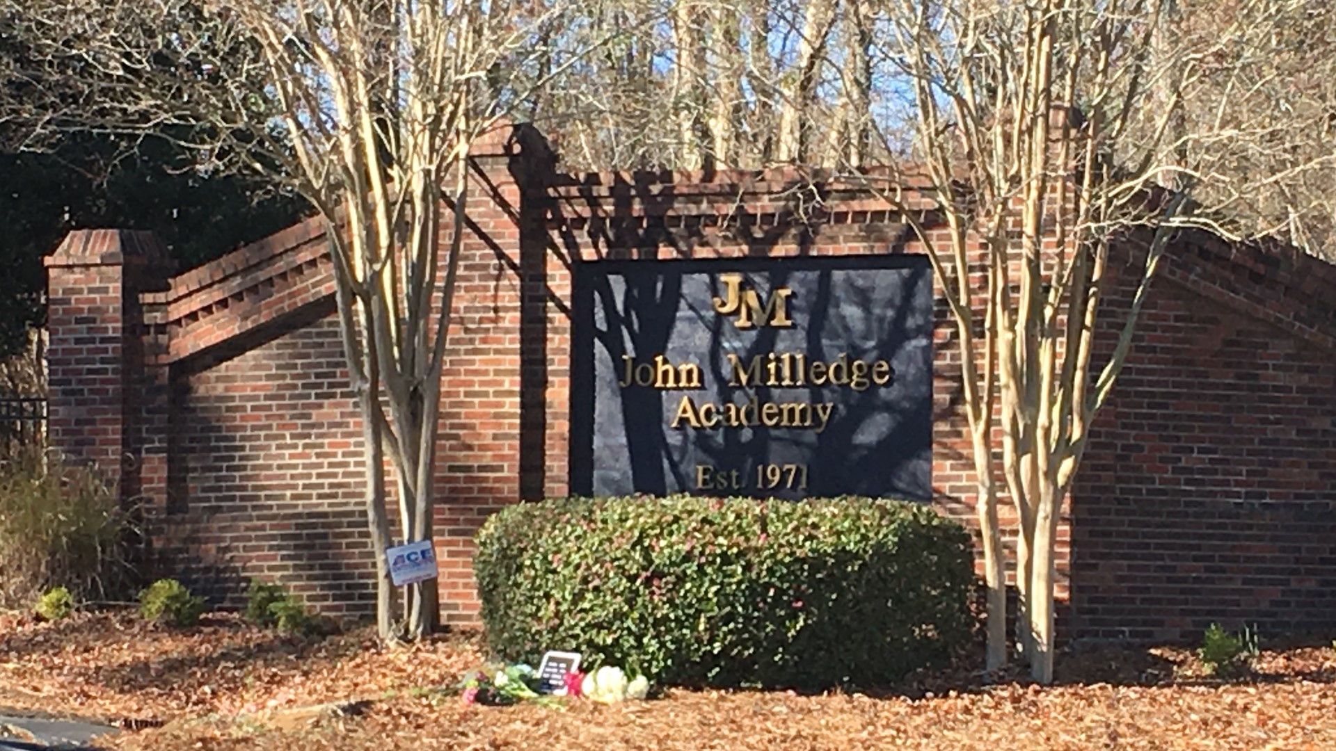 A John Milledge administrator was hit and killed by a car in the school's parking lot Wednesday morning.