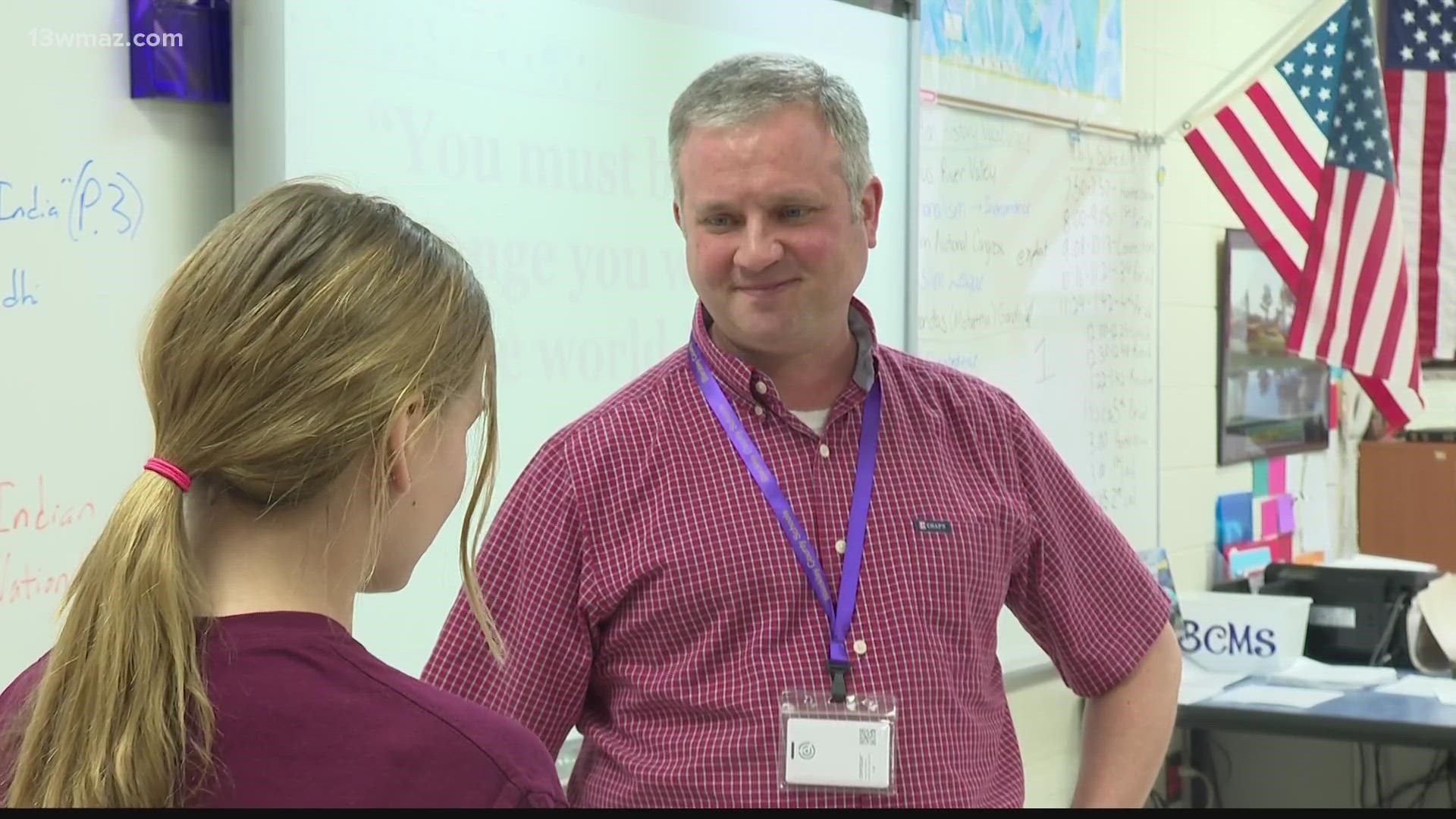 The Bleckley County community gave him the feeling that he needed to be teaching where he served.