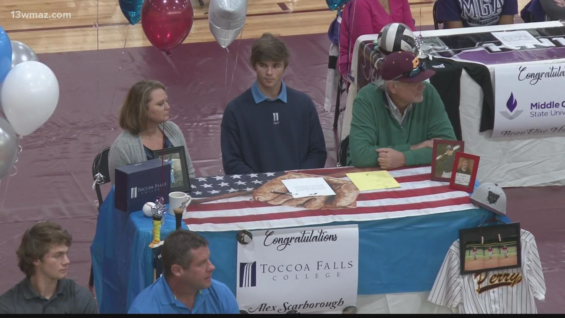 Central Georgia's high school athletes participated in National Signing Day Wednesday, making choices about taking their talents to the next level