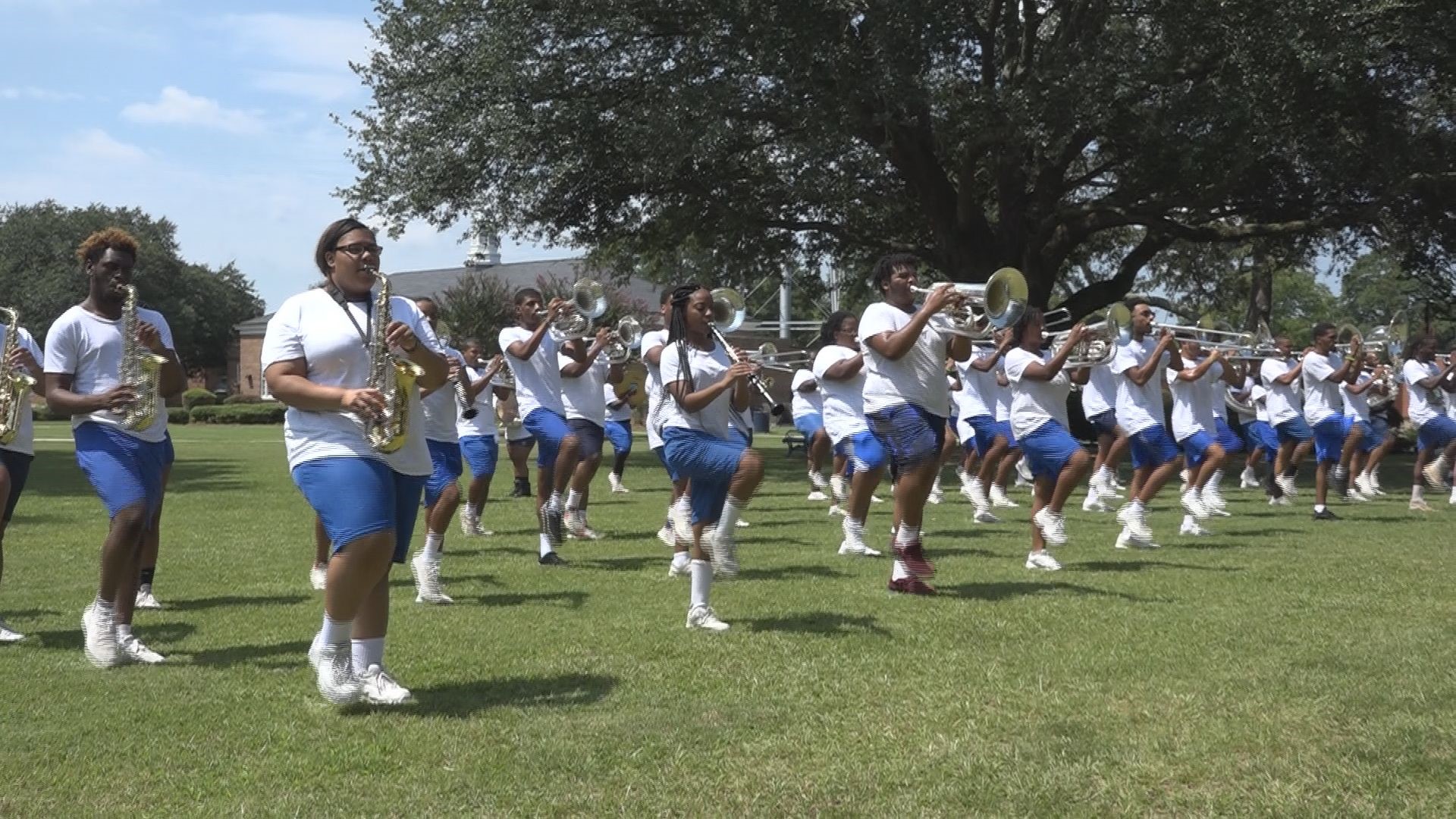 Classes are getting ready to start back up at Fort Valley State University, but members of the band have been at camp for weeks preparing for the first competition of the season