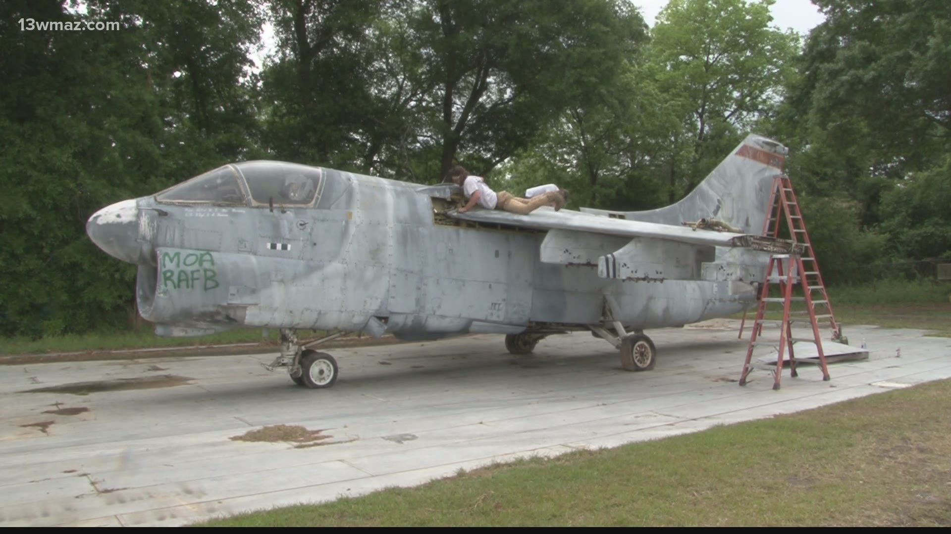 An old Vietnam War-era aircraft is being restored and is expected to be on display by the end of the year