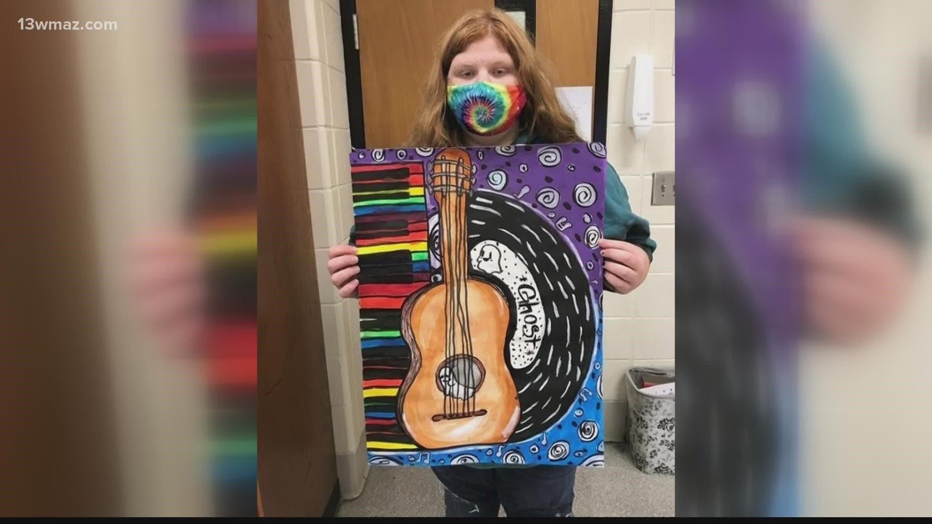 A group of Twiggs county students not only got to create magic through their artwork, but many people will soon get to see their work.