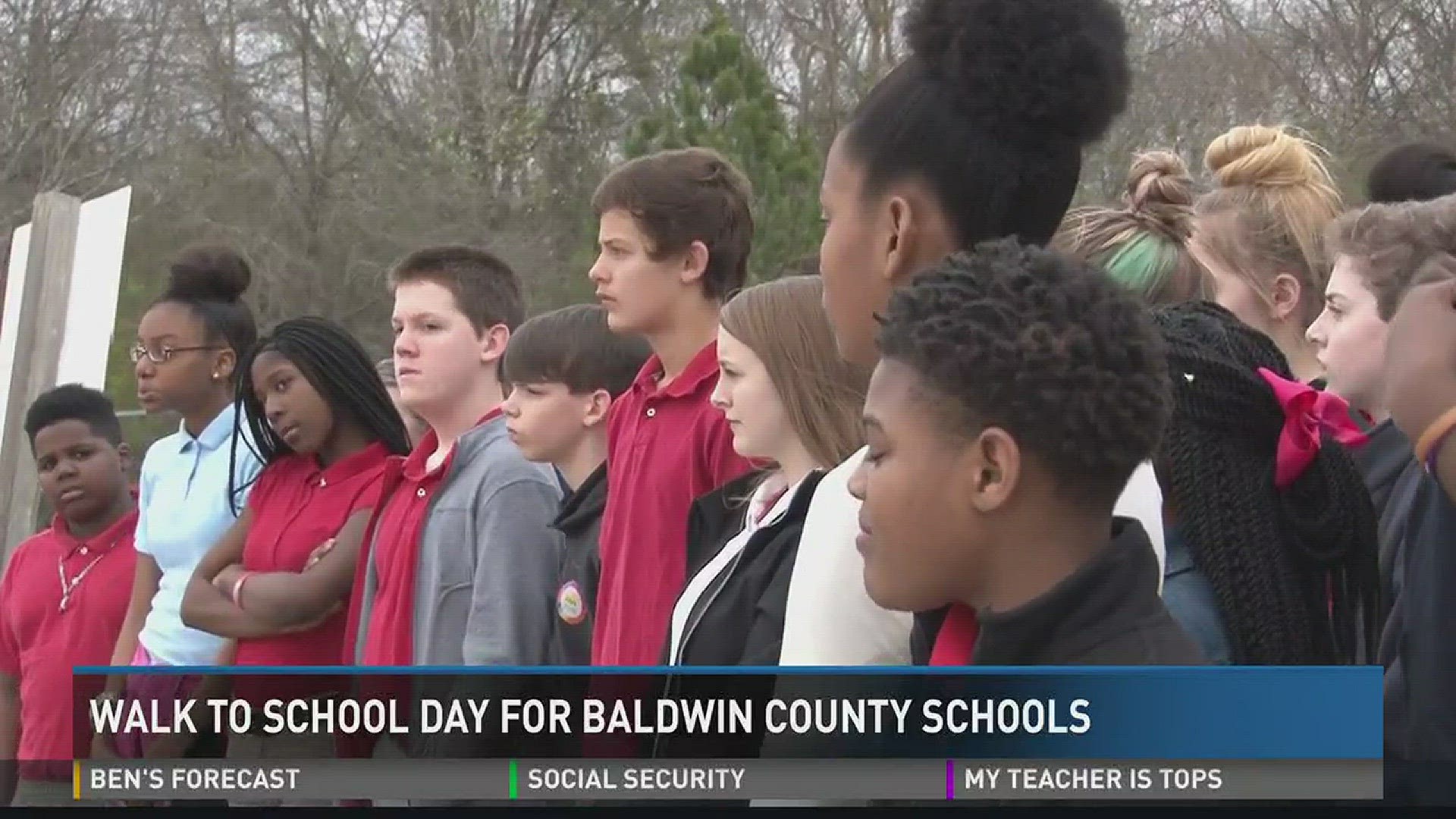 Walk to School Day for Baldwin County Schools
