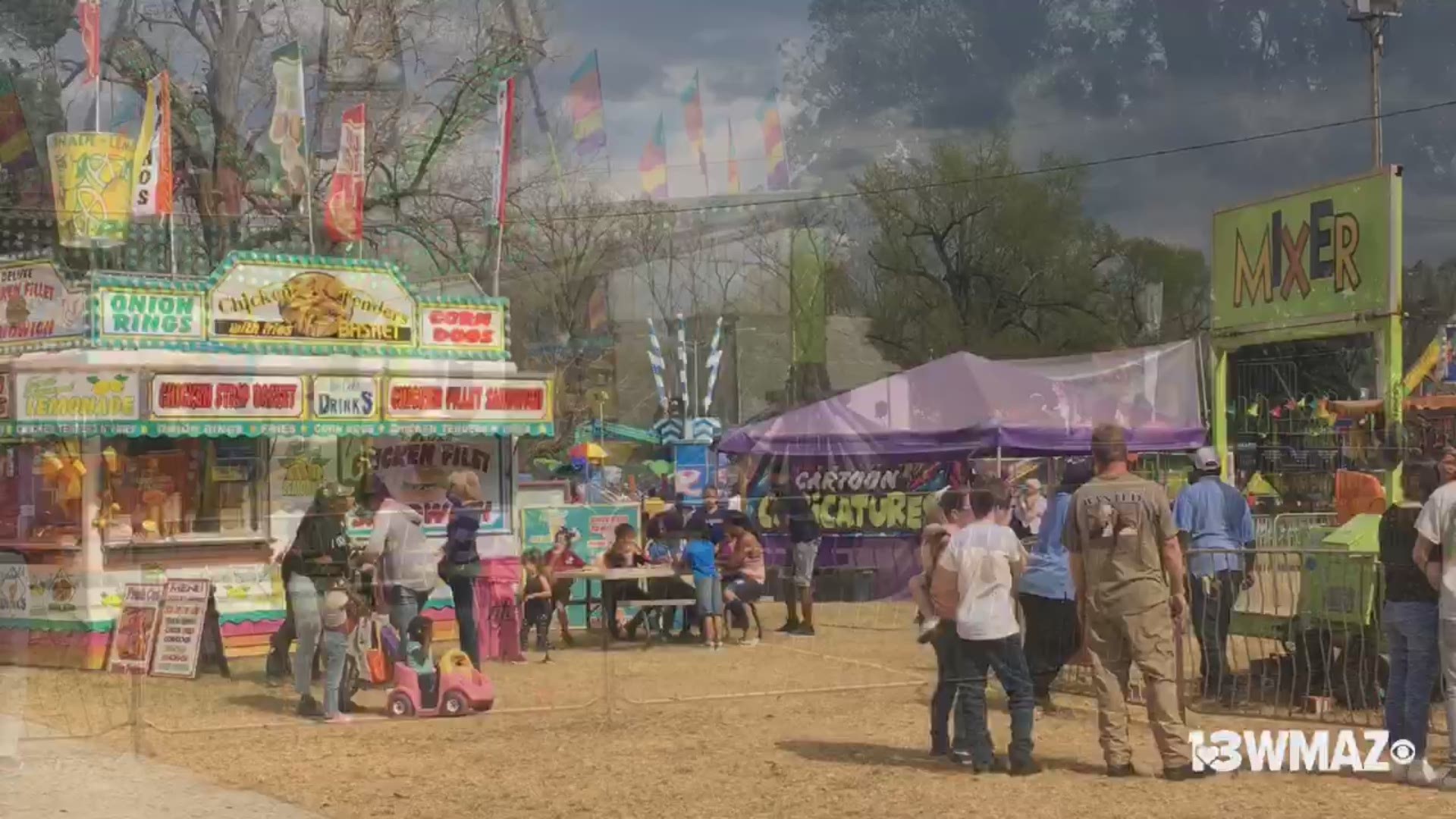 A look at the rides and fair food available inside Central City Park