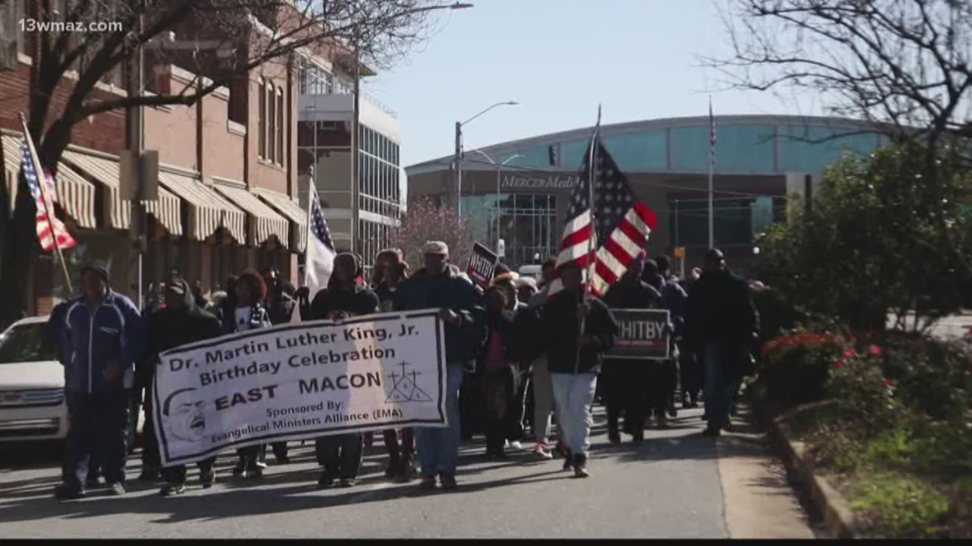 To honor the life and legacy of Martin Luther King Jr., hundreds of Central Georgians met in Macon for the annual city-wide march.