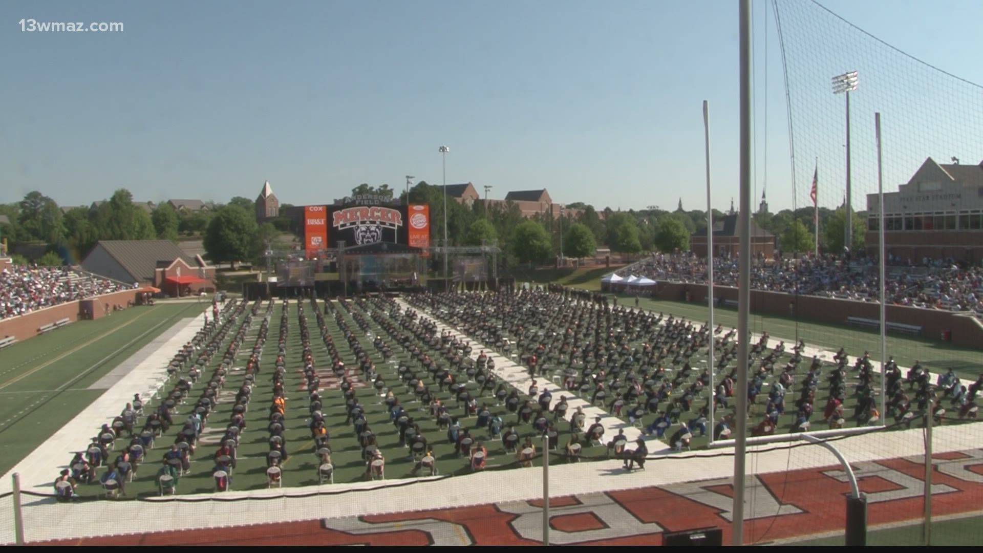 Mercer University's Macon campus holds spring 2021 commencement