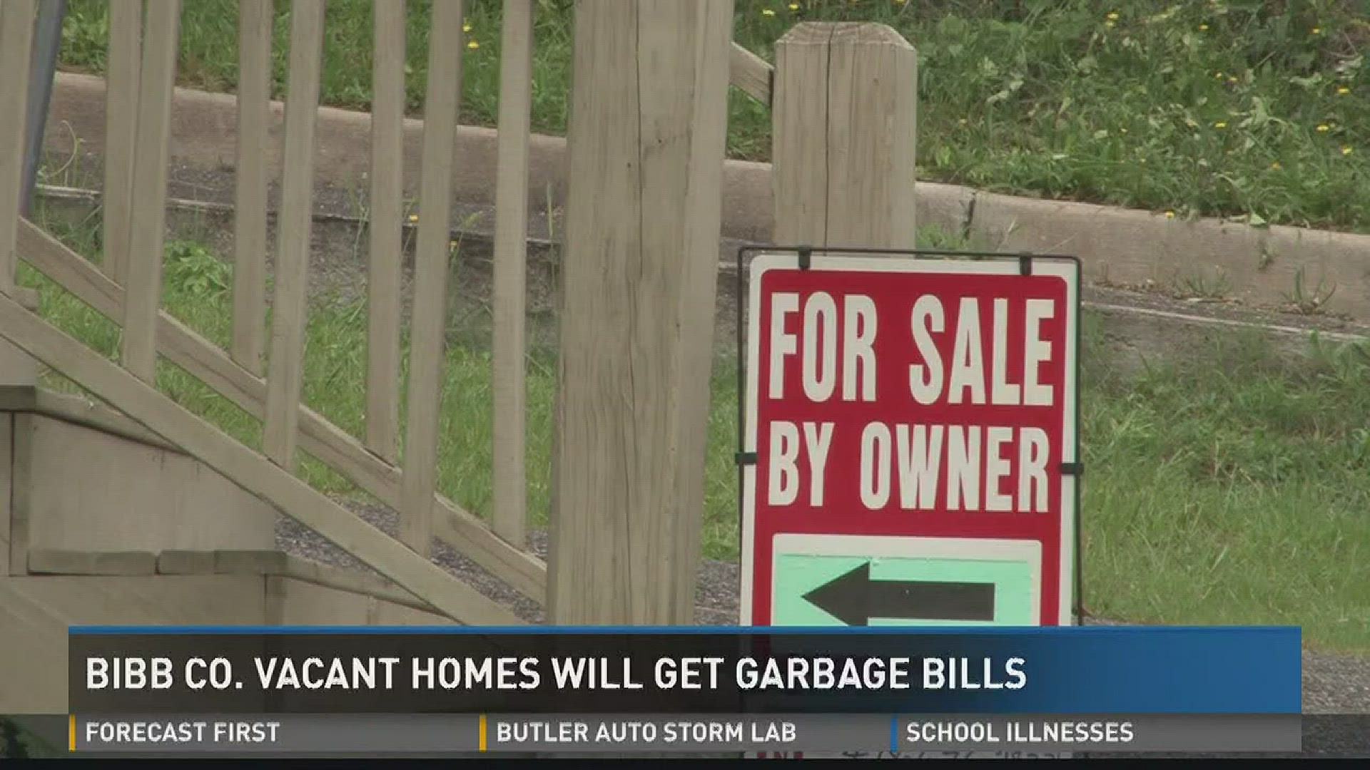 Vacant homes in Bibb County will start getting garbage bills
