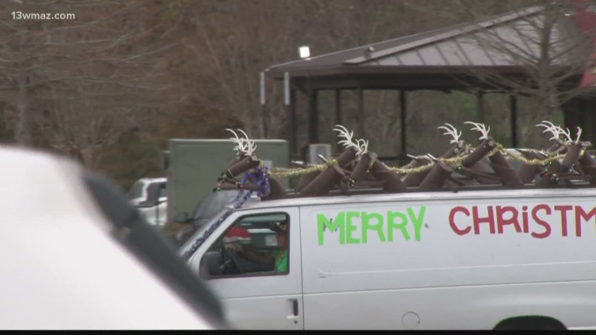 Christmas van spreading cheer around Macon