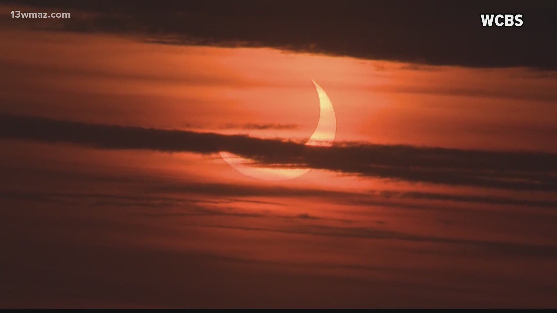 The eclipse was available for a small part of the U.S. at sunrise, but other parts of the world and people online got the full show.
