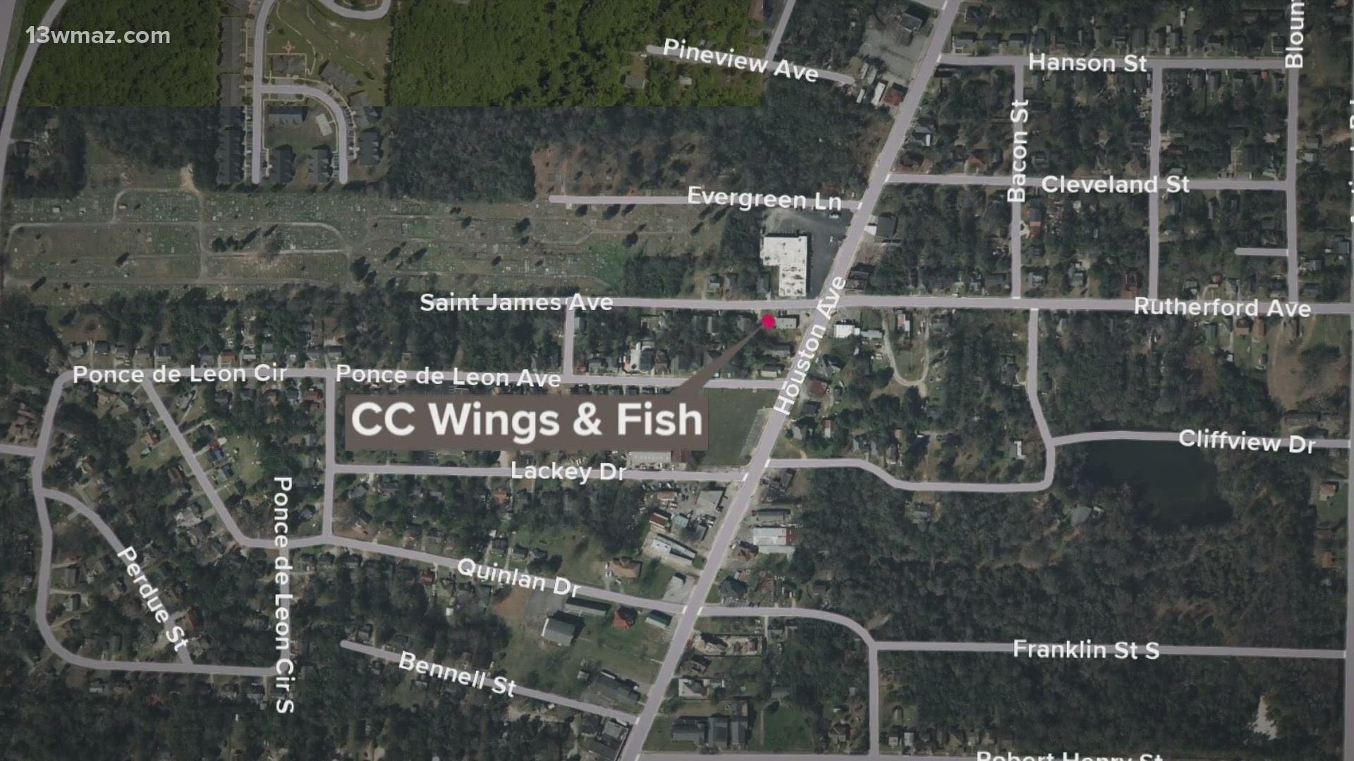 Map of CC Wings and Fish