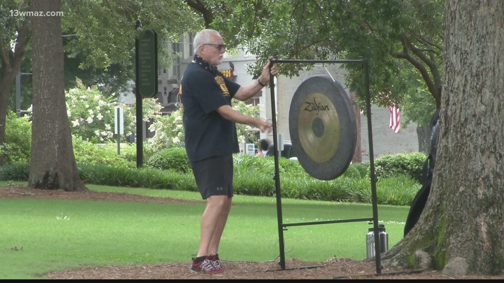 Folks gathered Monday at Georgia College in Milledgeville to celebrate the sound of music. June 21 is World Music Day or Make Music Day.