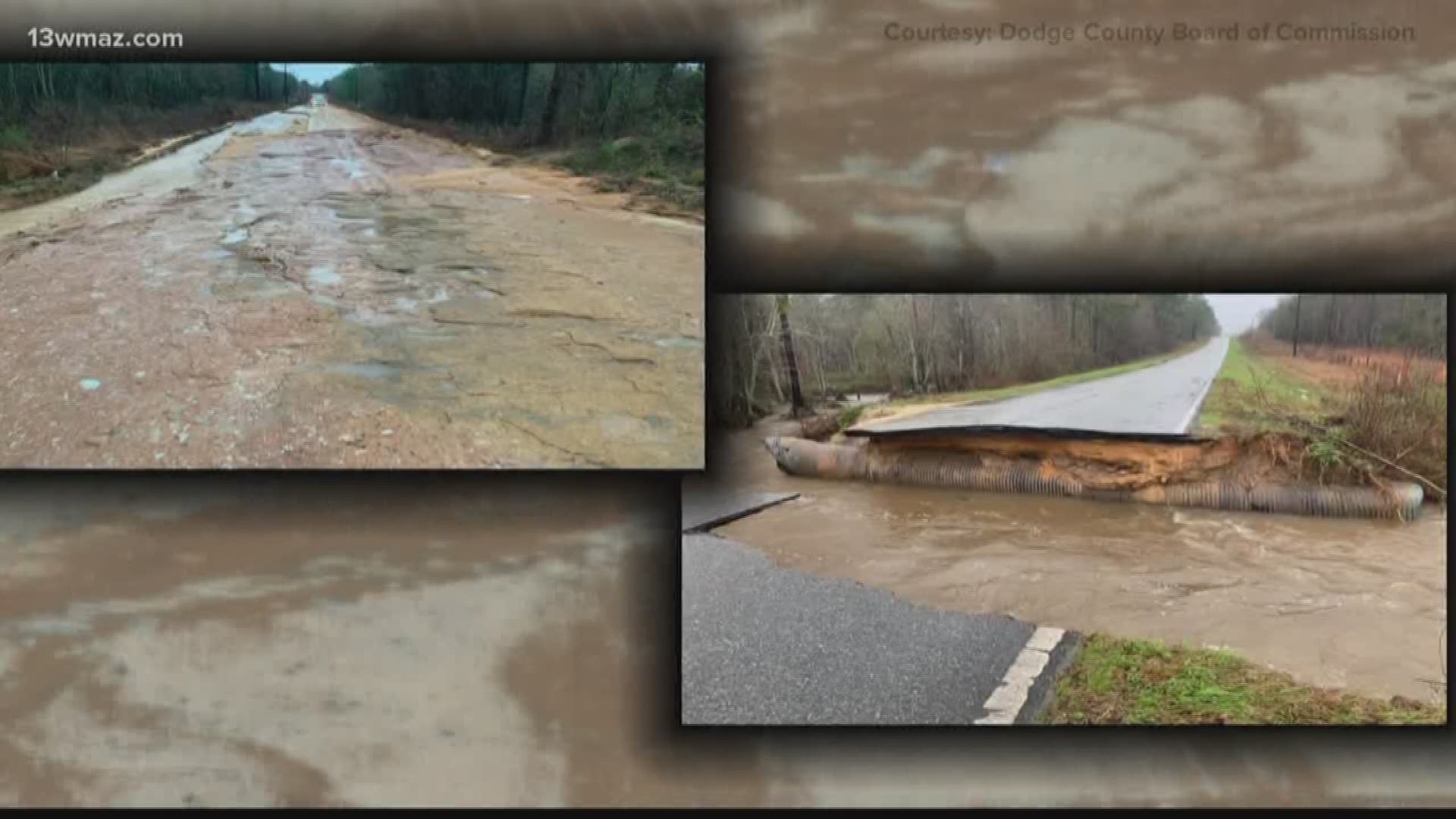 Dodge County schools will be closed again on Friday due to flooding and unsafe roads.