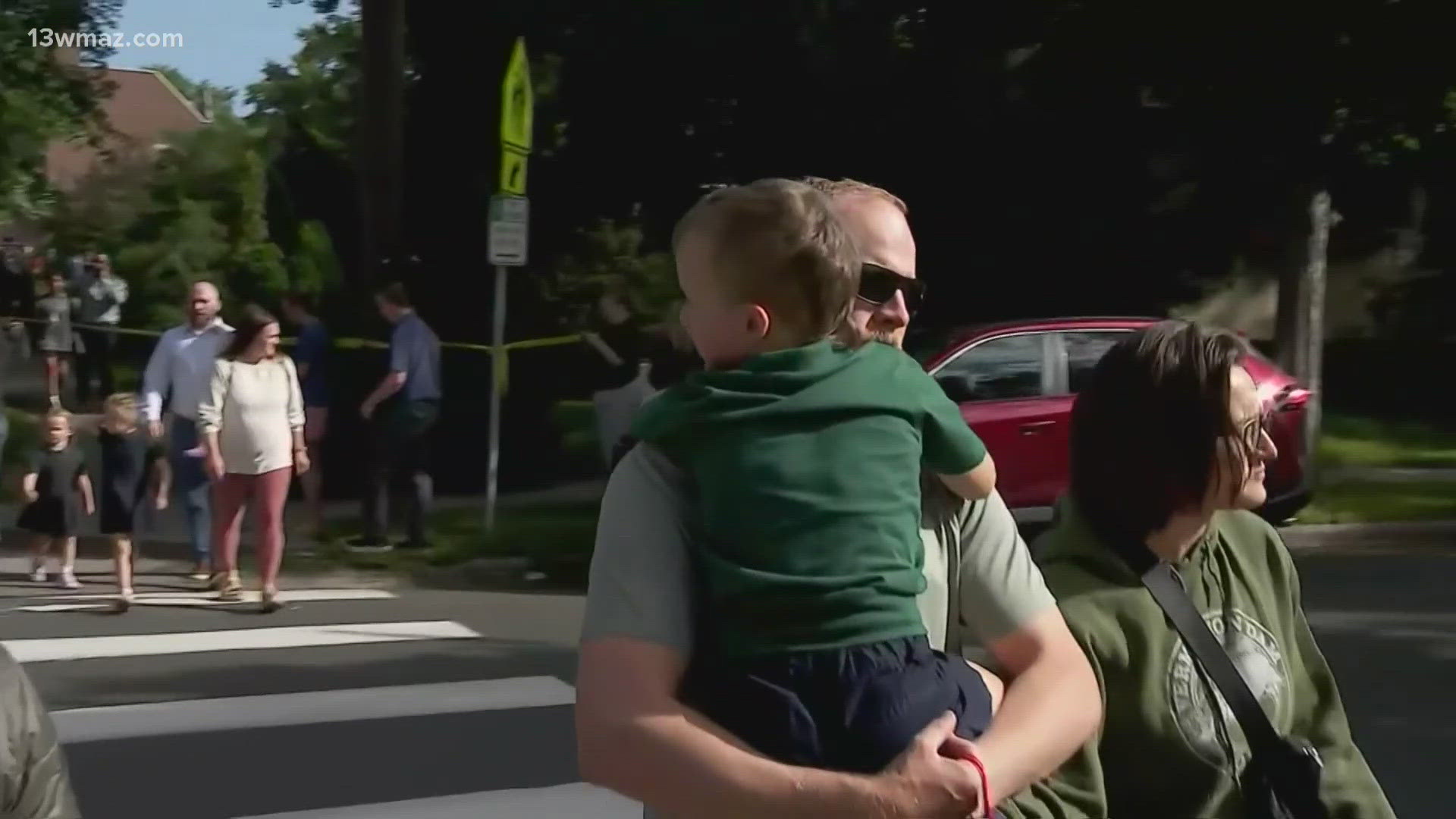 A shooter opened fire with a rifle Wednesday through the windows of a Catholic church in Minneapolis and struck some of the nearly 200 children celebrating Mass 