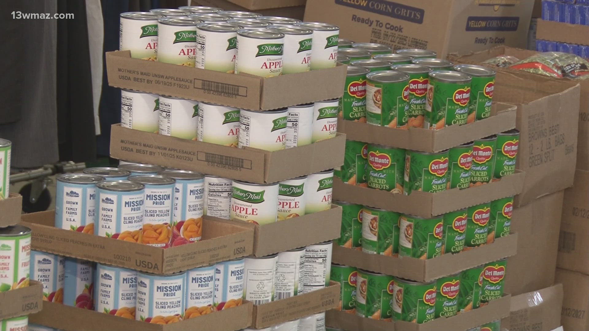 Central Georgia food pantries hit hard by government cuts | 13wmaz.com