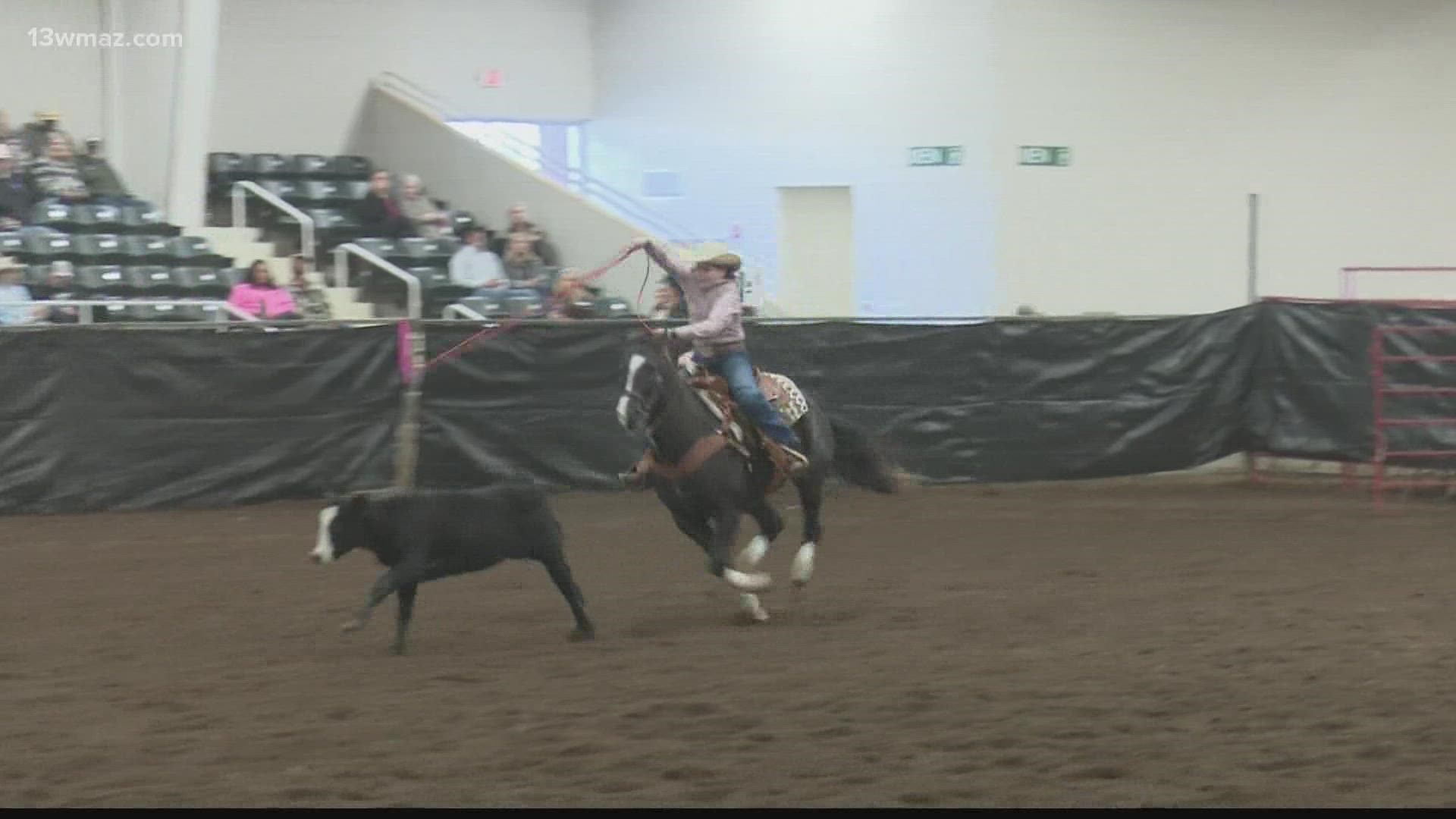 Rodeo event at the National Fairgrounds