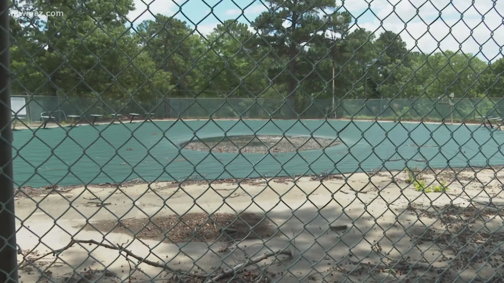 The county says the pool off Rocky Creek Road still needs repair, but how long has the county known about the problem, and what repairs are needed?