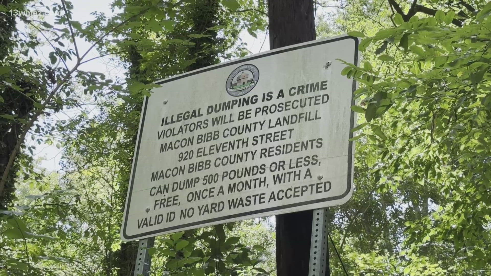 Macon-Bibb Solid Waste crews will clear trash that is piled along Center Street in East Macon's Fort Hill neighborhood on Tuesday.