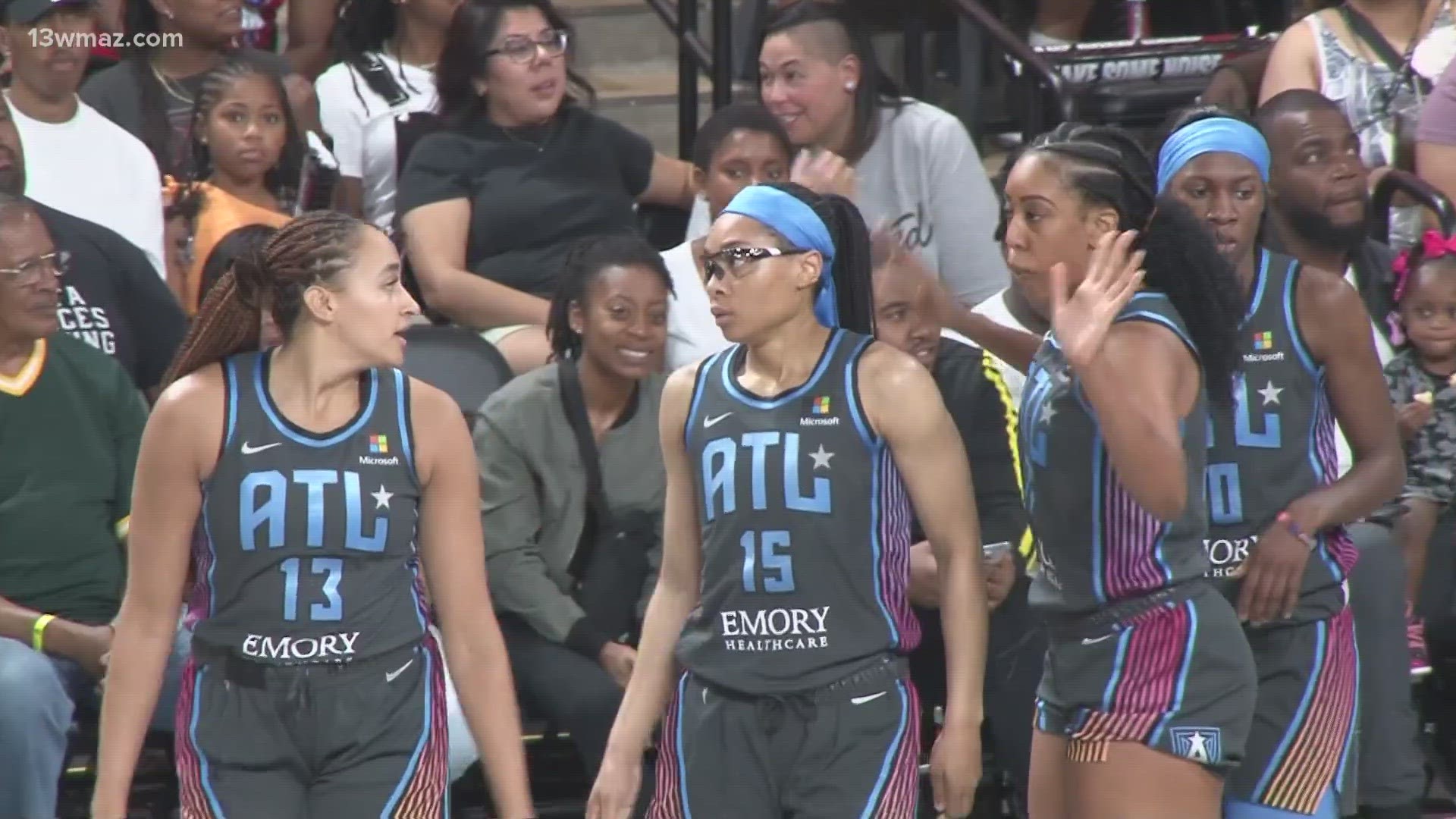 Washington County's Allisha Gray and the Atlanta Dream are hosting the undefeated reigning WNBA champs, the Las Vegas Aces