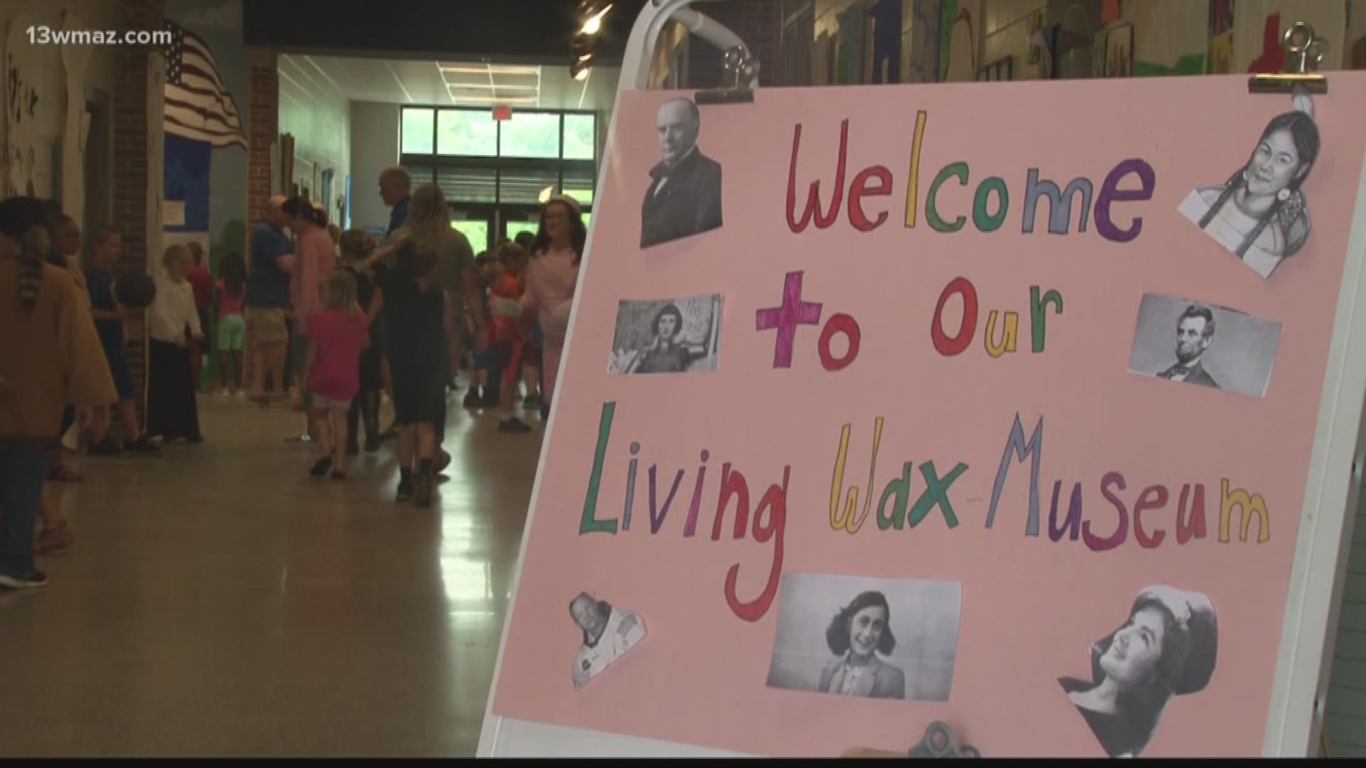 On Monday morning, Jones County students became real-life parts of history at their living wax museum exhibit after months of learning about famous historical figures.