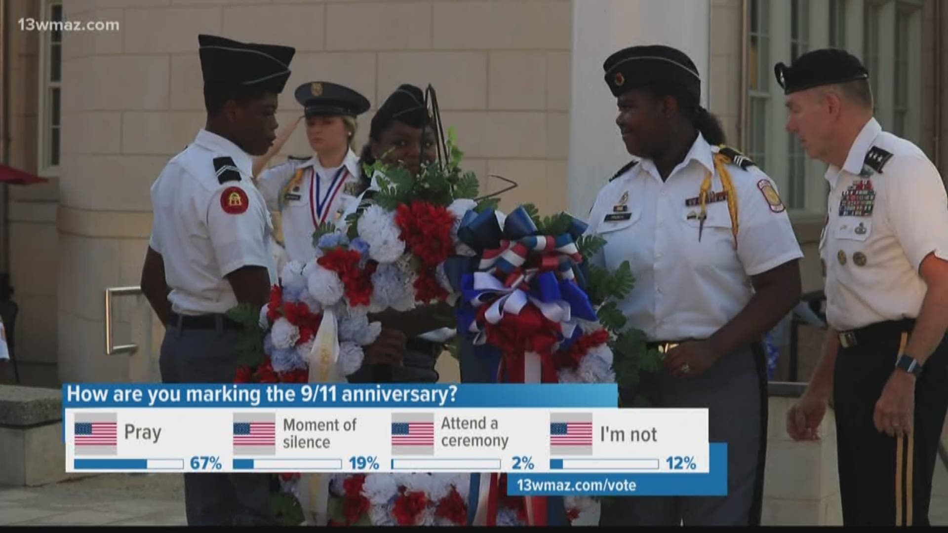People across the country are honoring the lives lost during the 9/11 attacks. In Milledgeville, cadets at Georgia Military College remembered those lives with a Patriot Day ceremony.