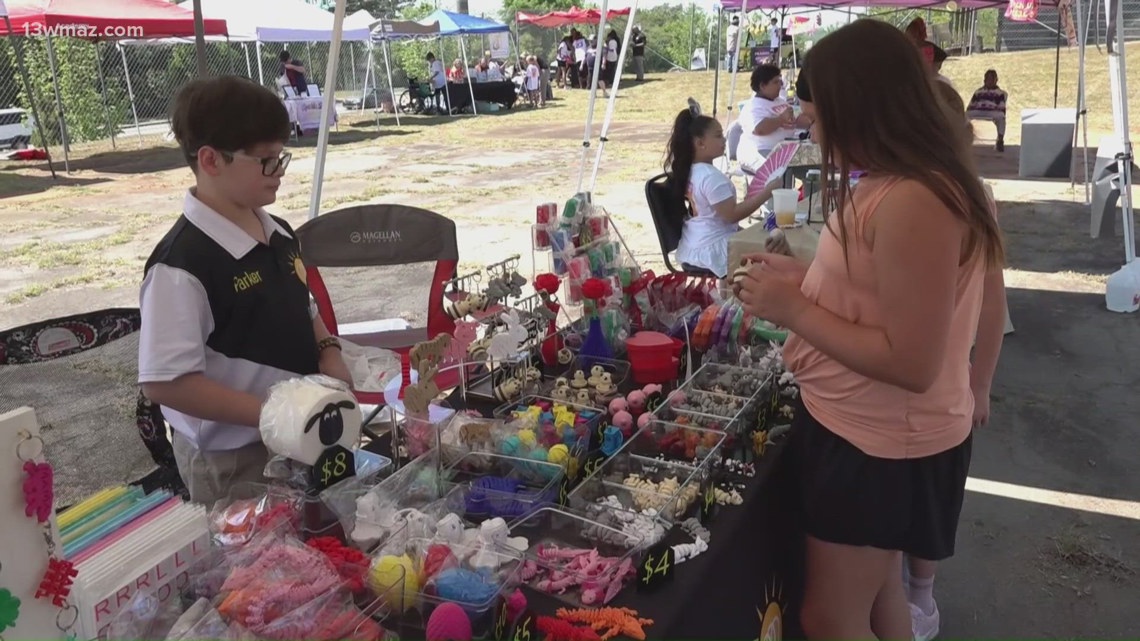 Young entrepreneurs shine at Macon's Kid Spring Fling Market with unique businesses