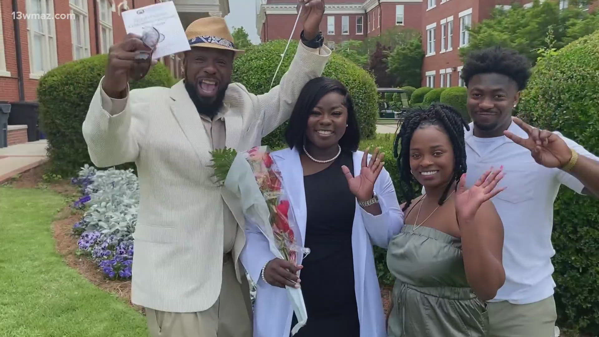 High school seniors who lost their graduation are excited to finally get to walk across the stage for the first time.