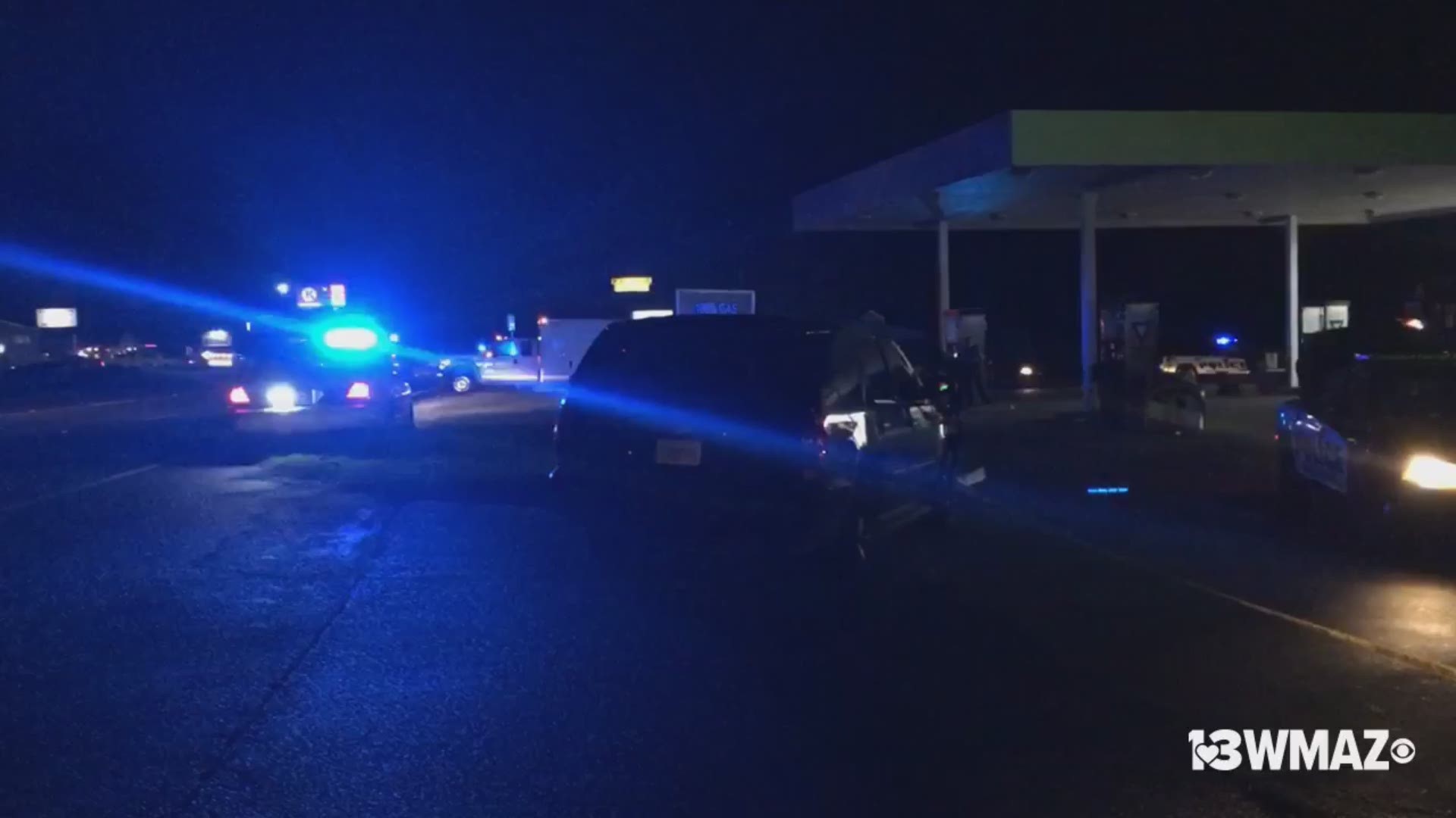 Two people are in custody after an attempted armed robbery at a Milledgeville gas station Saturday night.