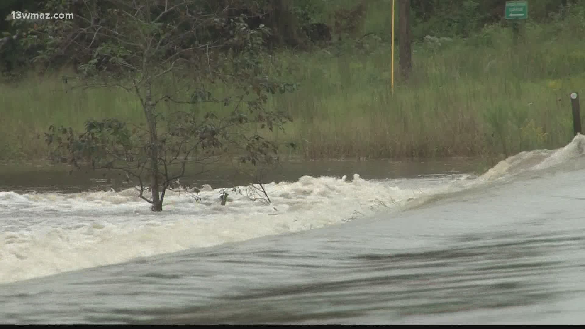 Sally delivered a punch to Washington County as there are a few dozen roads with water over them experiencing varying degrees of damage