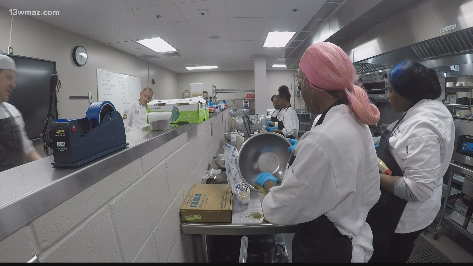 Cooking up culinary skills in the classroom, and on the road. That's the goal for the culinary program at Hutchings College and Career Academy.