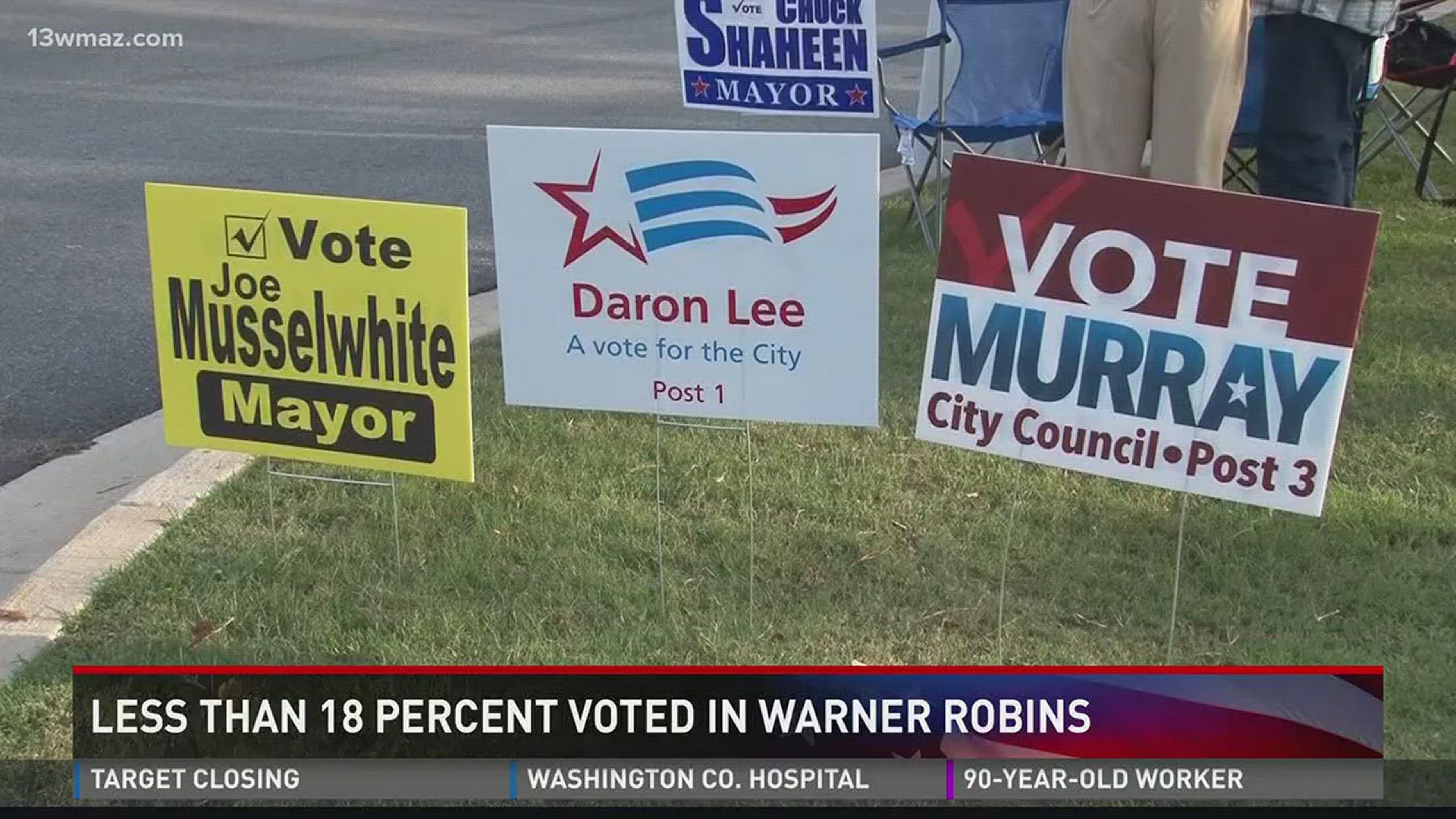 Less than 18 percent voted in Warner Robins