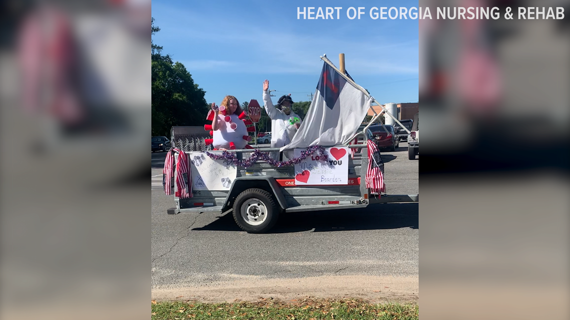 Eastman puts on parade for nursing homes