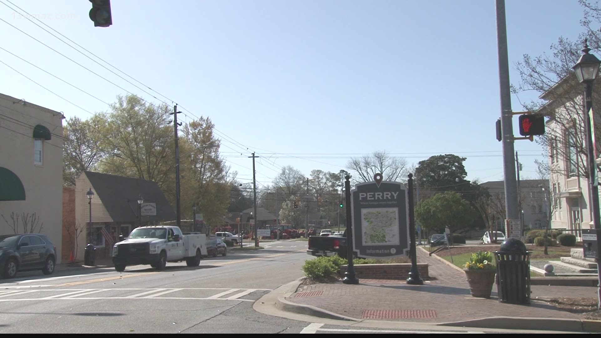 The City of Perry will soon tear down an old building to realign a part of Main Street downtown.