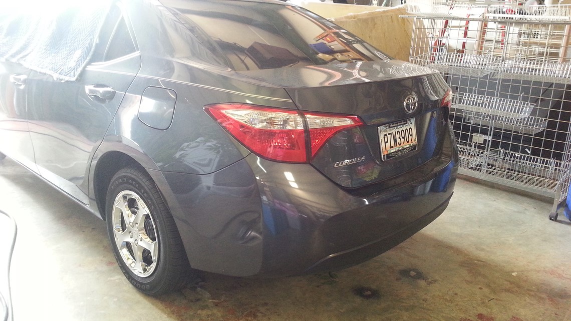 PHOTOS The impounded Toyota