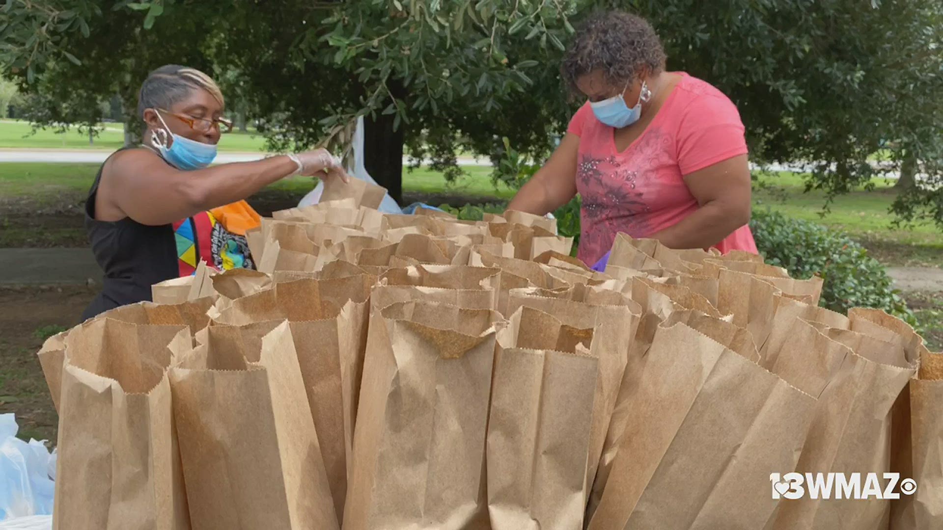 The women from Union Baptist Church come together on Saturdays to help those who need it most.