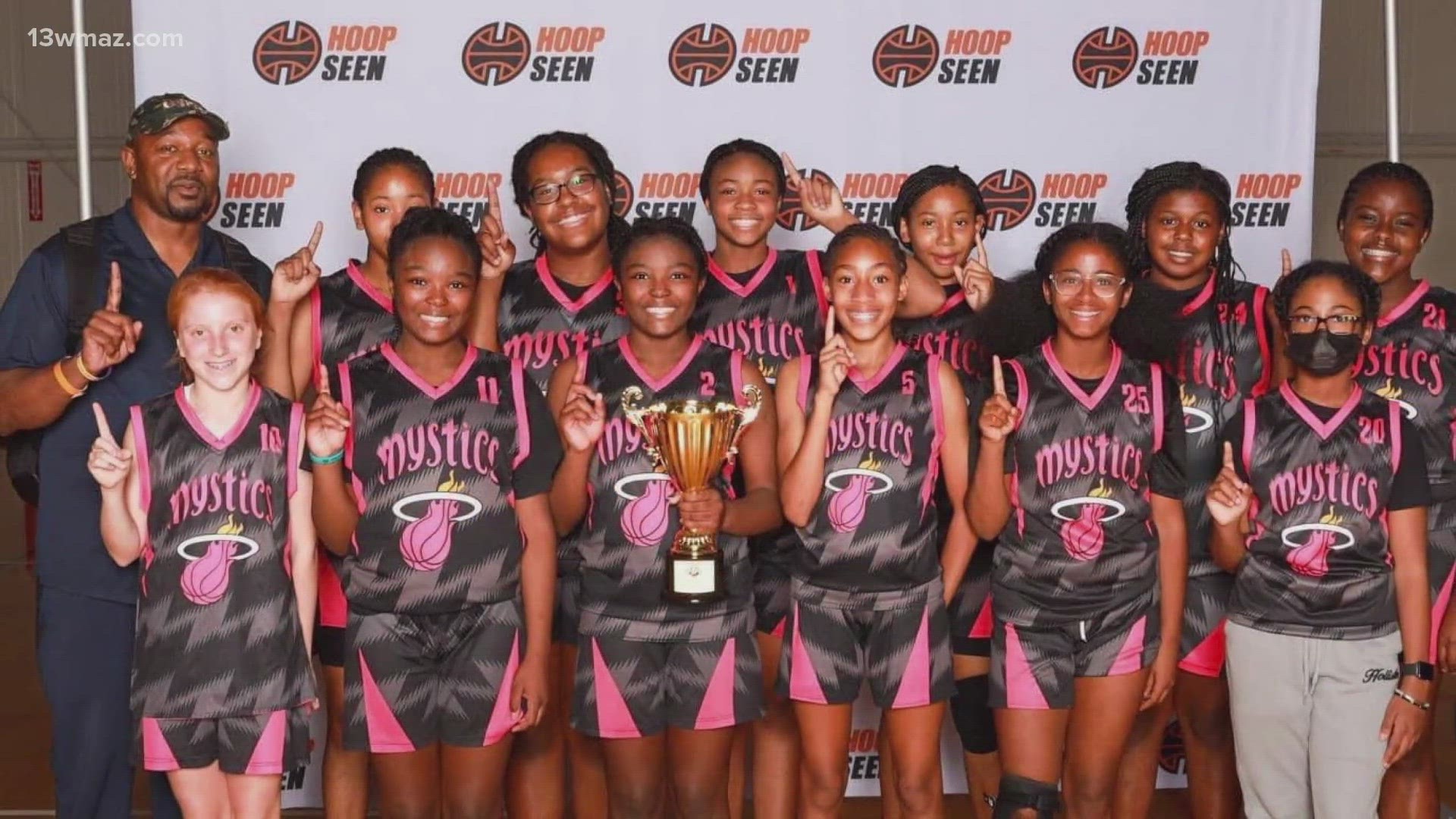 After starting with 24 teams in their division,  the 7th grade Macon Mystics Basketball  team took home the gold National championship in Myrtle Beach.