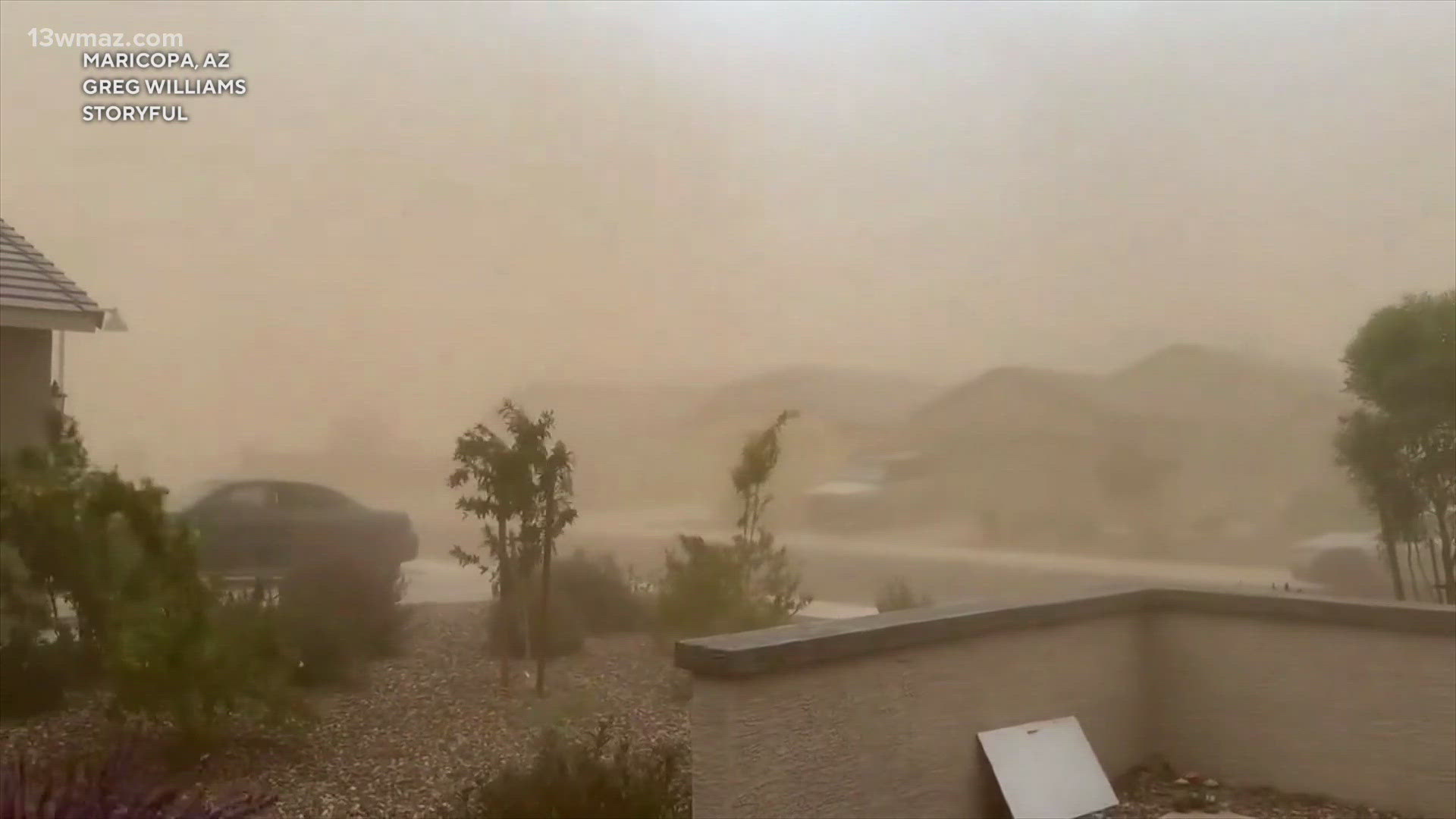 Crews cleaned up downed trees and got power mostly restored for thousands of people Tuesday after a powerful dust storm roared through the Phoenix area.
