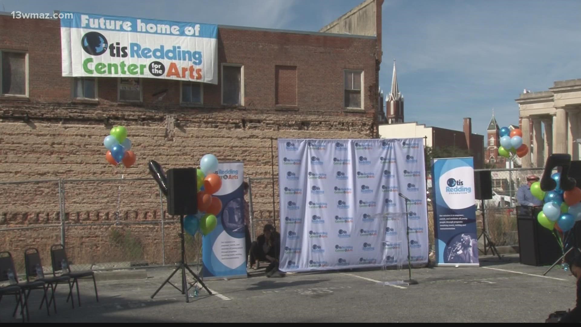 The iconic statue of Otis Redding will be relocated from Gateway Park to the new Center location.