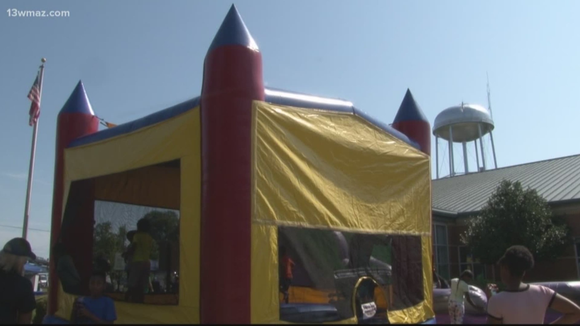 The Forsyth Police Department hosted their fourth annual Back-to-School Rally on Saturday in Monroe County. There were bounce houses, free ice cream, and of course, school supplies.
